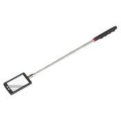 Sealey S0948 Telescopic Inspection Mirror 52 x 83mm with 2 LEDs image
