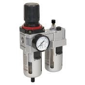 Sealey SA4001 Air Filter/Regulator/Lubricator - High Flow