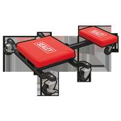 Sealey SCR85 Low Level Creeper, Seat &amp; Kneeler image