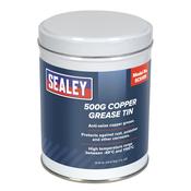 Sealey SCS109 Copper Grease 500g Tin image