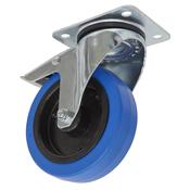 Sealey SCW3125SPL Castor Wheel Swivel Plate with Total Lock Ã˜125mm image