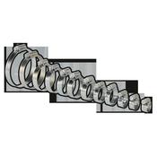 Sealey SHCS3 Hose Clip Assortment 85pc Ã˜8-57mm Zinc Plated image