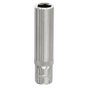 Sealey SP1408D WallDrive® Socket 8mm Deep 1/4"Sq Drive Fully Polished image