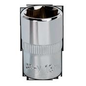 Sealey SP3813 WallDrive® Socket 13mm 3/8"Sq Drive Fully Polished image