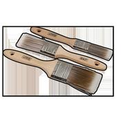Sealey SPBS3W Wooden Handle Paint Brush Set 3pc image