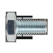 Sealey SS1020 HT Setscrew M10 x 20mm 8.8 Zinc Pack of 25 image