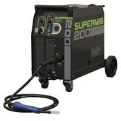 Sealey SUPERMIG200 Professional Gas/Gasless MIG Welder with Binzel Euro Torch 200A 230V image