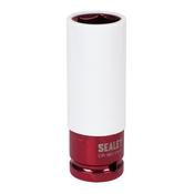Sealey SX03021 Alloy Wheel Impact Socket 1/2"Sq Drive 21mm image