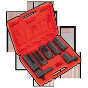 Sealey SX032 Oxygen Sensor Socket Set 7pc 3/8" &amp; 1/2"Sq Drive image
