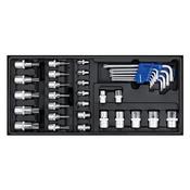 Sealey TBT08 Tool Tray with TRX-Star* Key, Socket Bit &amp; Socket Set 35pc
