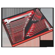 Sealey TBTP03 Tool Tray with Spanner Set 35pc image