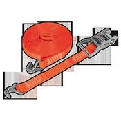 Sealey TD1510J Ratchet Tie Down 25mm x 10m Polyester Webbing 1500kg Breaking Strength image