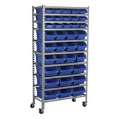 Sealey TPS36 Mobile Bin Storage System 36 Bins image