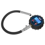 Sealey TST002 Digital Tyre Pressure Gauge with Push-On Connector image
