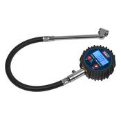 Sealey TST003 Digital Tyre Pressure Gauge with Twin Push-On Connector image