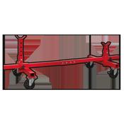 Sealey VMD001 Vehicle Moving Dolly 2 Post 900kg image