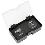 Sealey VS0204T Brake Pressure Bleeder Cap Set for Tesla image