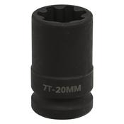 Sealey VS0986 Brake Caliper Socket 1/2"Sq Drive 20mm 7-Point image