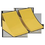 Sealey WC05 Heavy-Duty Steel Wheel Chocks 4kg - Pair image