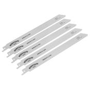 Sealey WRS3013/200 Reciprocating Saw Blade 225mm 14tpi - Pack of 5 image