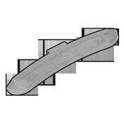 Sealey WWSH50 Wheel Weight 50g Hammer-On Zinc for Steel Wheels Pack of 50 image