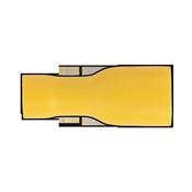 Sealey YT11 Fully Insulated Terminal 6.3mm Female Yellow Pack of 100 image