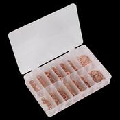 Sealey AB027CW Diesel Injector Copper Washer Assortment 250pc image