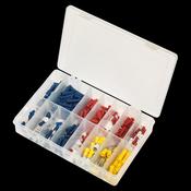 Sealey AB038MT Crimp Terminal Assortment 200pc Blue, Red &amp; Yellow image