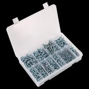 Sealey AB063STPH Self Tapping Screw Assortment DIN 7981CZ 700pc Pan Head Pozi Zinc image
