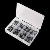 Sealey AB074BR Rivet Assortment 200pc Black Anodised image
