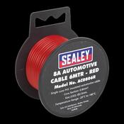 Sealey AC0806R Automotive Cable Thick Wall 8A 6m Red