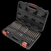 Sealey AK21942P TRX-Star*/Hex/Spline Bit Set 42pc 3/8" &amp; 1/2"Sq Drive image