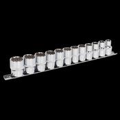 Sealey AK2684 Socket Set 12pc 1/2"Sq Drive 12pt WallDrive® Metric image