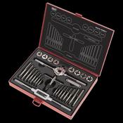 Sealey AK3028 Tap &amp; Die Set 28pc Split Dies Metric image
