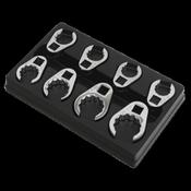 Sealey AK5981 Crow's Foot Spanner Set 1/2"Sq Drive 8pc image