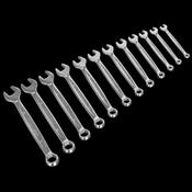 Sealey AK63921 Combination Spanner Set 12pc Lock-On„¢ 6pt - Metric image