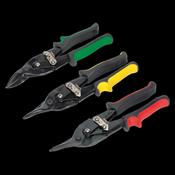 Sealey AK6907 Aviation Tin Snips Set 3pc image