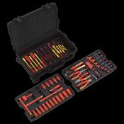 Sealey AK7938 1000V Insulated Tool Kit 3/8"Sq Drive 50pc image