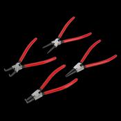 Sealey AK8456 Internal/External Circlip Pliers Set 4pc 230mm image