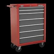Sealey AP22507BB American PRO Rollcab 7 Drawer - Red/Grey