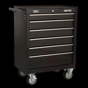 Sealey AP226B Rollcab 6 Drawer with Ball-Bearing Slides - Black image