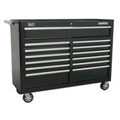 Sealey AP5213TB Rollcab 13 Drawer with Ball Bearing Slides - Black image