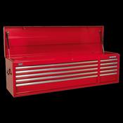 Sealey AP6610 Topchest 10 Drawer with Ball Bearing Slides Heavy-Duty - Red image