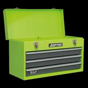 Sealey AP9243BBHV American PRO Tool Chest 3 Drawer - Green/Grey image