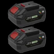 Sealey BK04 Power Tool Battery Pack 20V 4Ah Kit for SV20V Series image