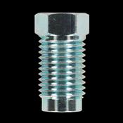 Sealey BN71620 Brake Pipe Nut 7/16"UNF x 20tpi Male 1/4" Pipe SAE Form Pack of 10 image