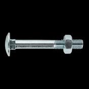Sealey CBN1075 Coach Bolt &amp; Nut DIN 603 - M10 x 75mm Zinc Pack of 50 image