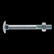 Sealey CBN875 Coach Bolt &amp; Nut DIN 603 - M8 x 75mm Zinc Pack of 50 image
