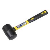 Sealey RMB100 Rubber Mallet 1lb with Fibreglass Shaft image