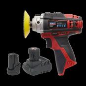 Sealey CP1205KIT SV12 Series 71mm Cordless Polisher Kit 12V 2Ah - 2 Batteries image